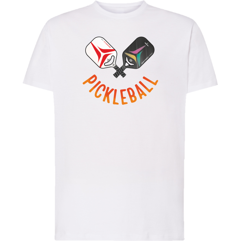 Camiseta de algodón palas pickleball