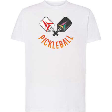 Camiseta de algodón palas pickleball