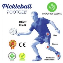 Plantilla de footgel para pickleball